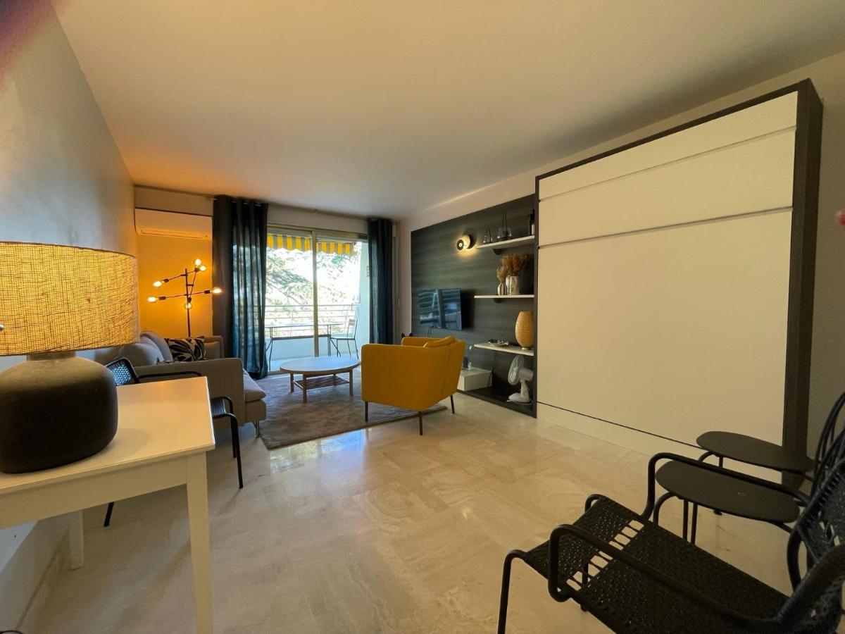 C012-Appartement Confortable Avec Piscine, Tennis Et Grand Parc Κάννες Εξωτερικό φωτογραφία