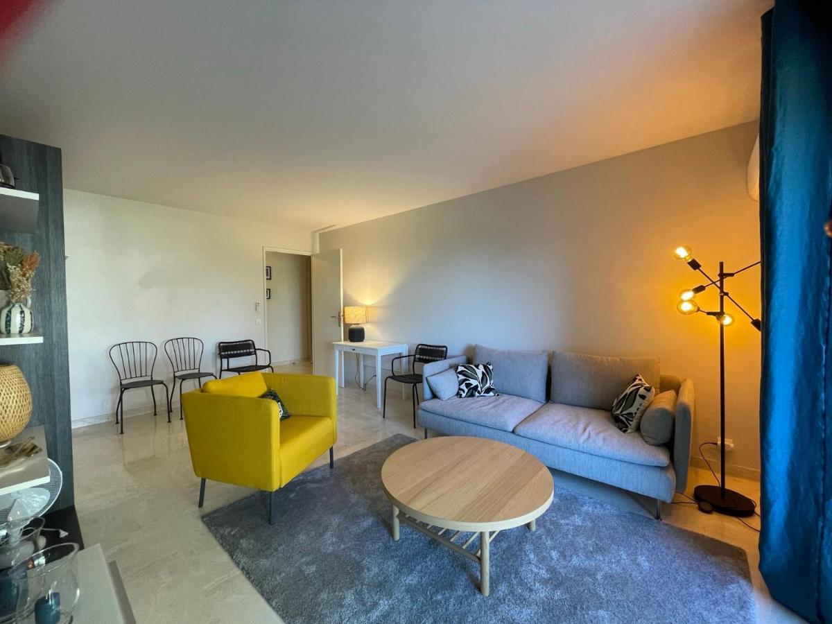 C012-Appartement Confortable Avec Piscine, Tennis Et Grand Parc Κάννες Εξωτερικό φωτογραφία