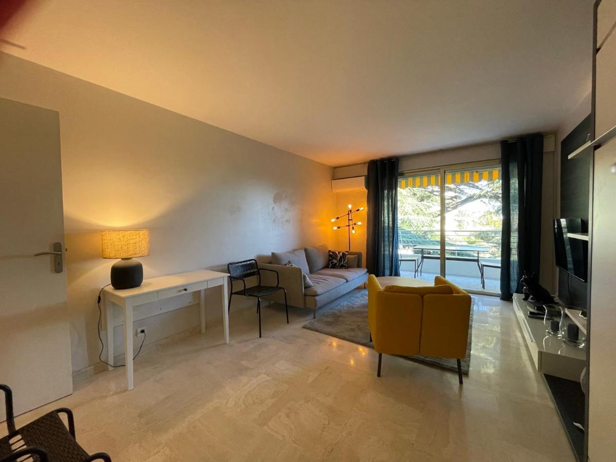 C012-Appartement Confortable Avec Piscine, Tennis Et Grand Parc Κάννες Εξωτερικό φωτογραφία